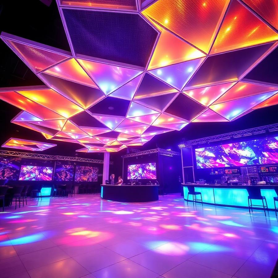 Pacha Ibiza — 3D signage & LED ceiling feature